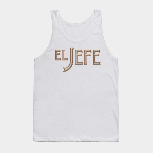 El Jefe Gold Tank Top by Dual Rogue